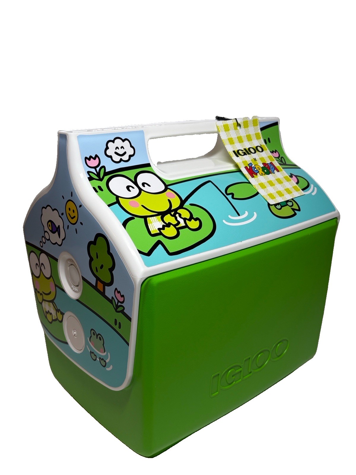 Sanrio Hello Kitty KEROPPI 6 Cans Cooler Insulated Igloo Playmate NWT Sanrio Hello Kitty KEROPPI 6 Cans Cooler Insulated Igloo Playmate NWT