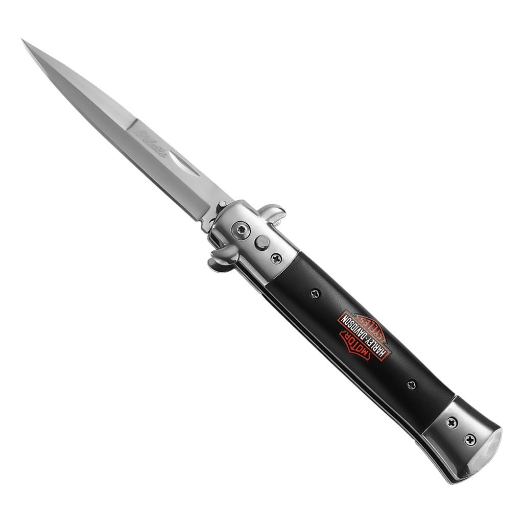 Harley DAVIDSON Heritage Knife - Black Marbl Harley DAVIDSON Heritage Knife - Black Marbl