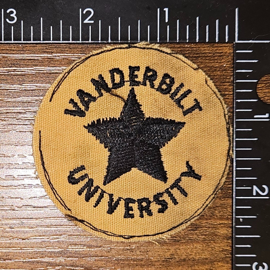 Vintage Vanderbilt University College School Patch Vintage Vanderbilt University College School Patch