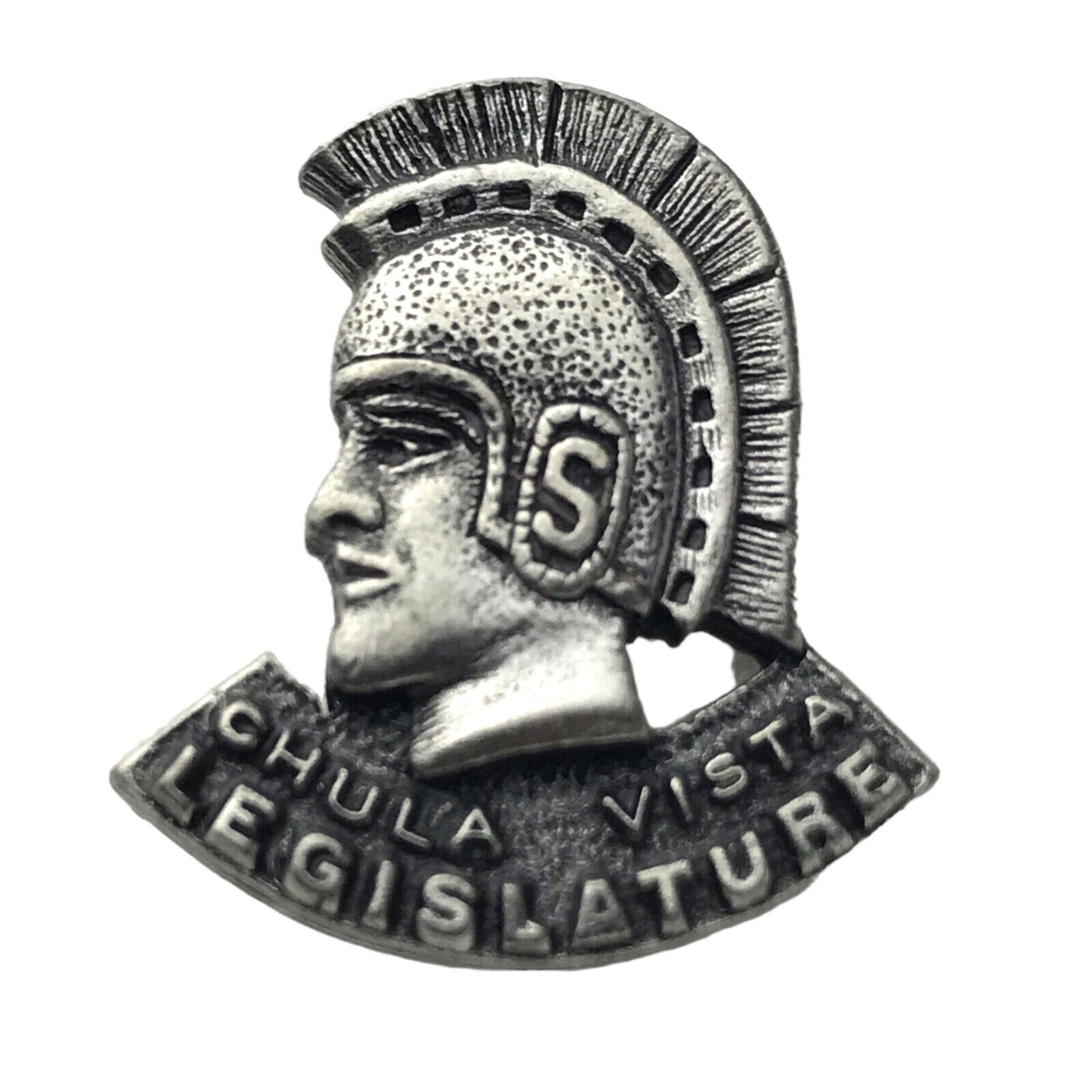 Chula Vista Legislature Vintage Pin Pewter California Chula Vista Legislature Vintage Pin Pewter California