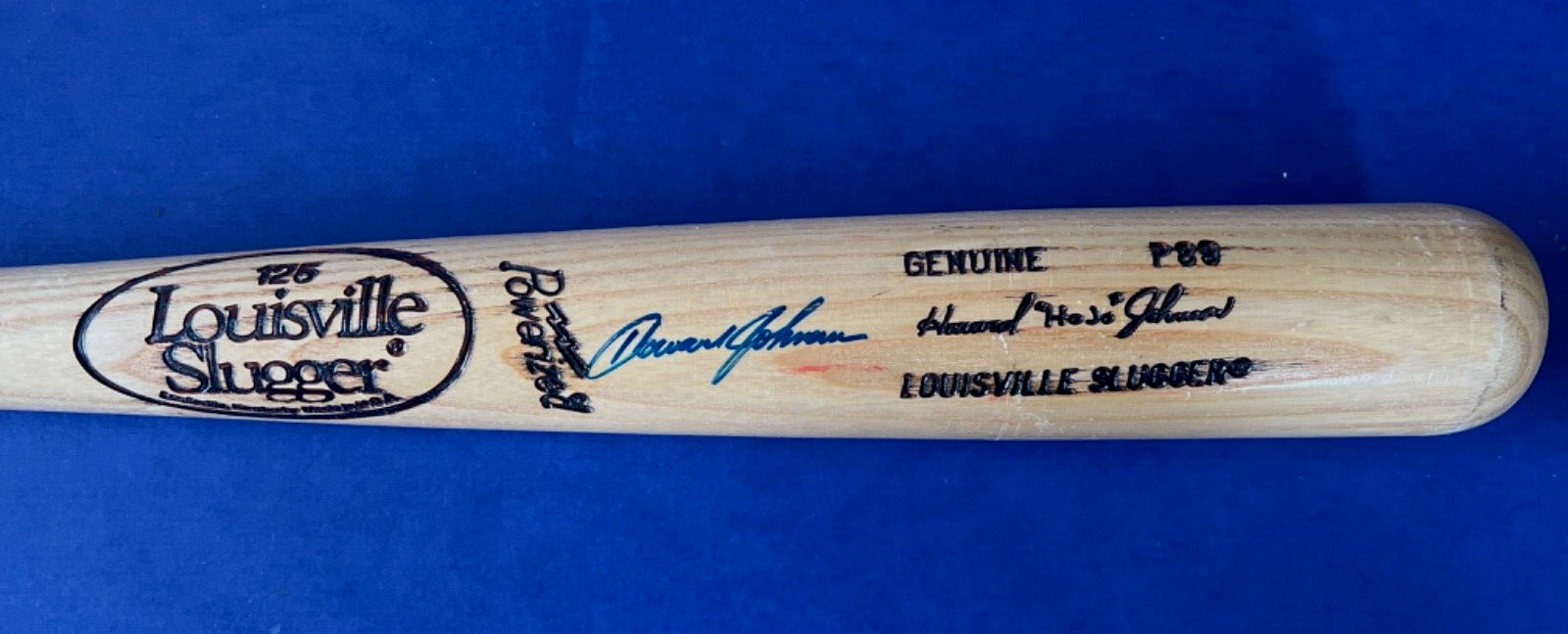 Howard Johnson Signed Louisville Slugger Game Model Baseball Bat JSA COA