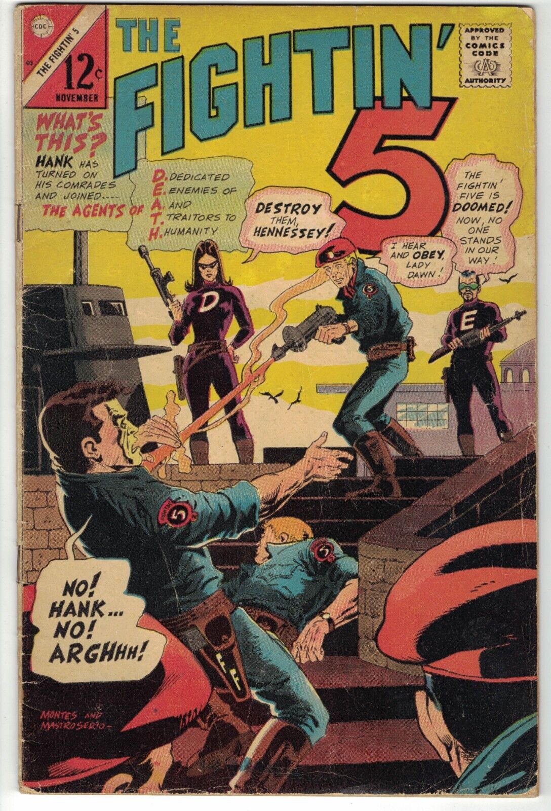 Fightin\' 5 #40 GD; Charlton | low grade - 1st Appearance Peacemaker - we combine