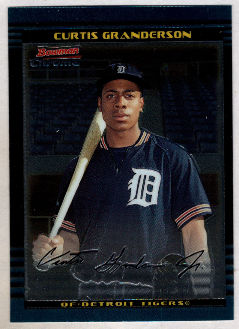 Curtis Granderson 2002 Bowman Draft Chrome #BDP71 Curtis Granderson 2002 Bowman Draft Chrome #BDP71