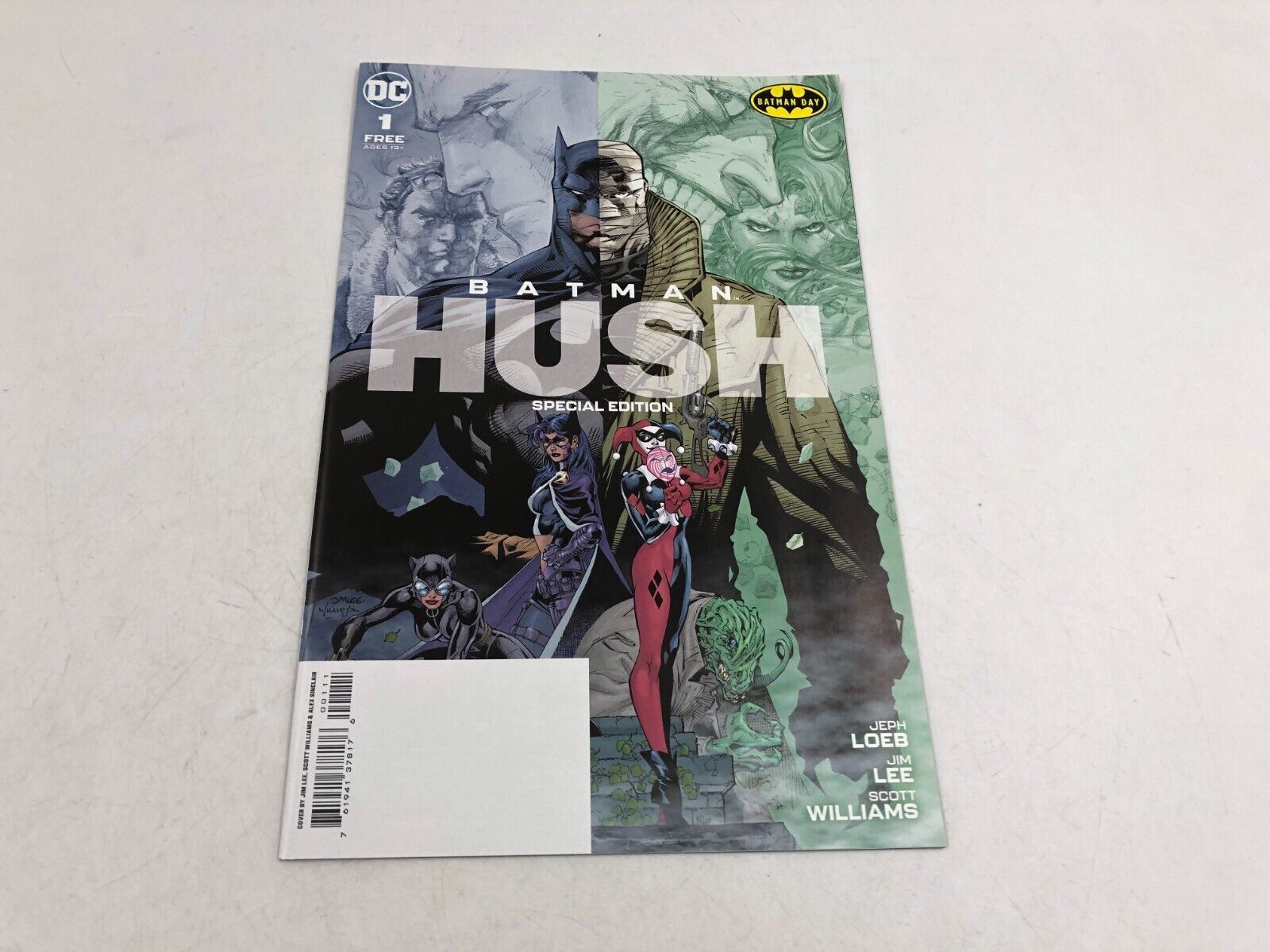 Batman Hush 1 Batman Day Special Edition #1 Promo Comic Nov 2022 Lee Loeb