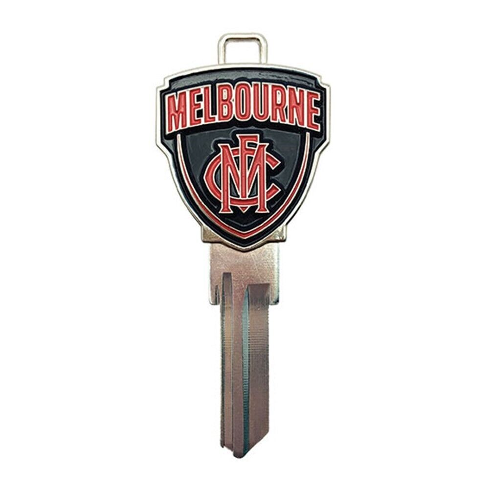 AFL Melbourne Demons 3D Sculptured House Key Blank - Collectable - AFL - LW4 