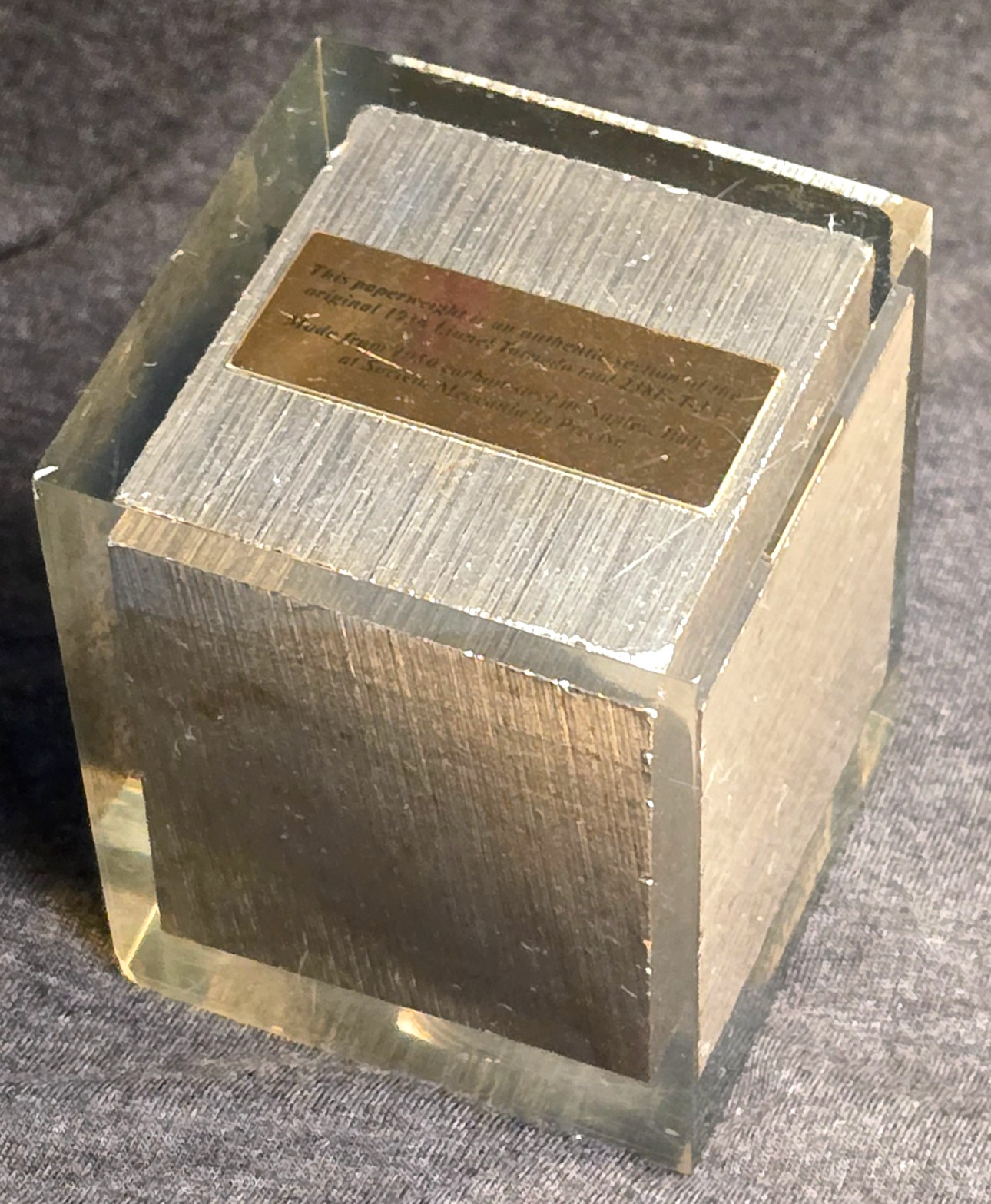 Vintage Lionel Paperweight From Piece of 1936 Tool 238E-T-32A Rare Vintage Lionel Paperweight From Piece of 1936 Tool 238E-T-32A Rare