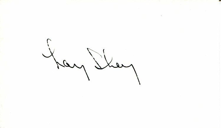 Larry Sherry LA Los Angeles Dodgers 1959 World Series Champ MVP Signed Autograph