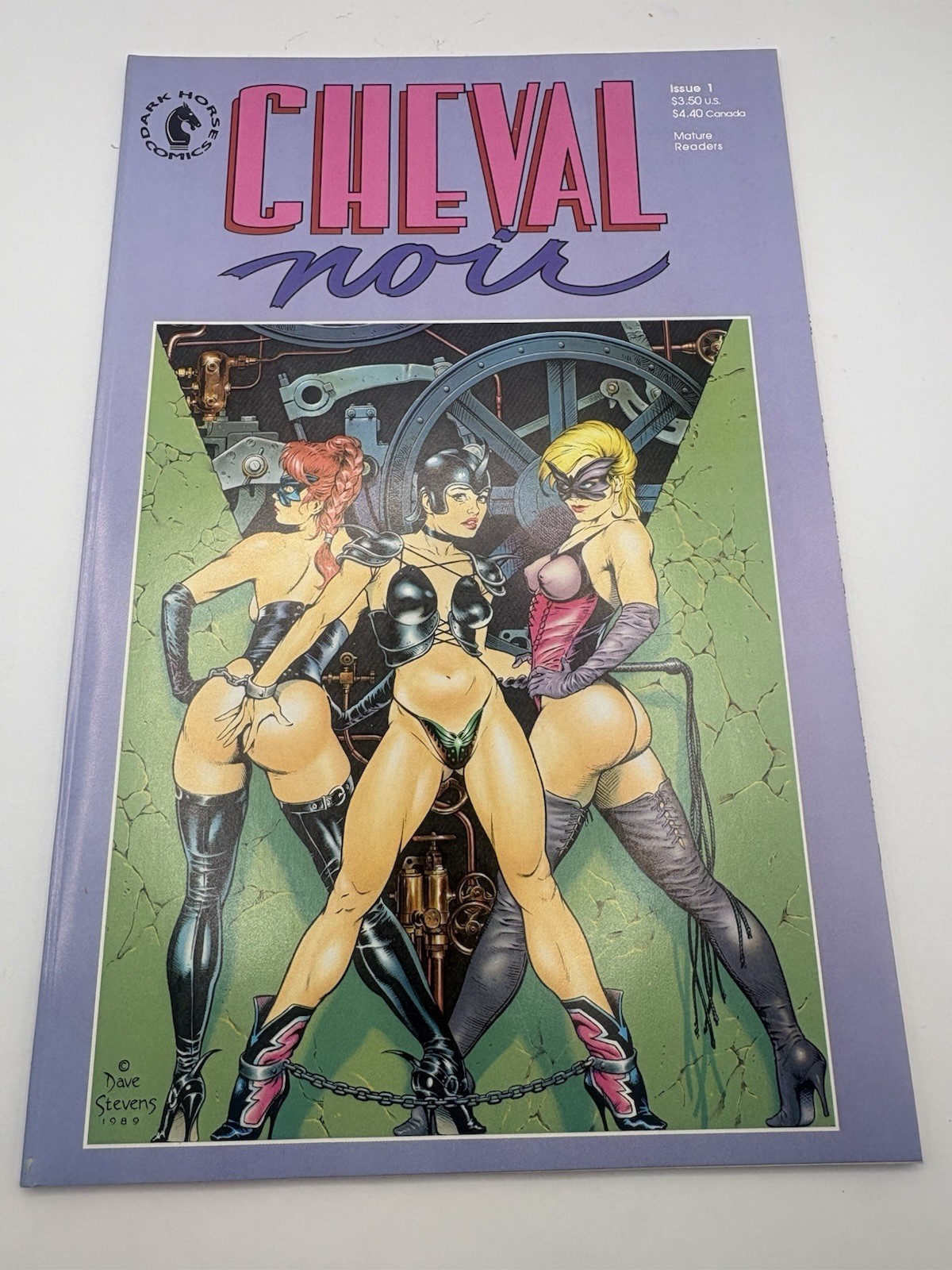 Cheval Noir #1 Dark Comics 1989, Rare Nice Cheval Noir #1 Dark Comics 1989, Rare Nice