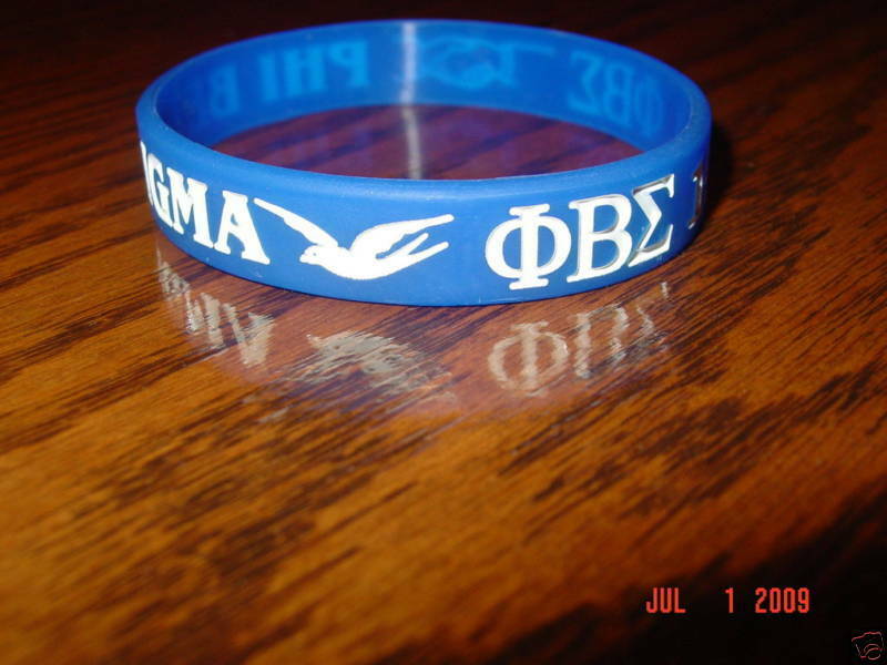 PHI BETA SIGMA GREEK FRATERNITY WRISTBANDS PHI BETA SIGMA GREEK FRATERNITY WRISTBANDS