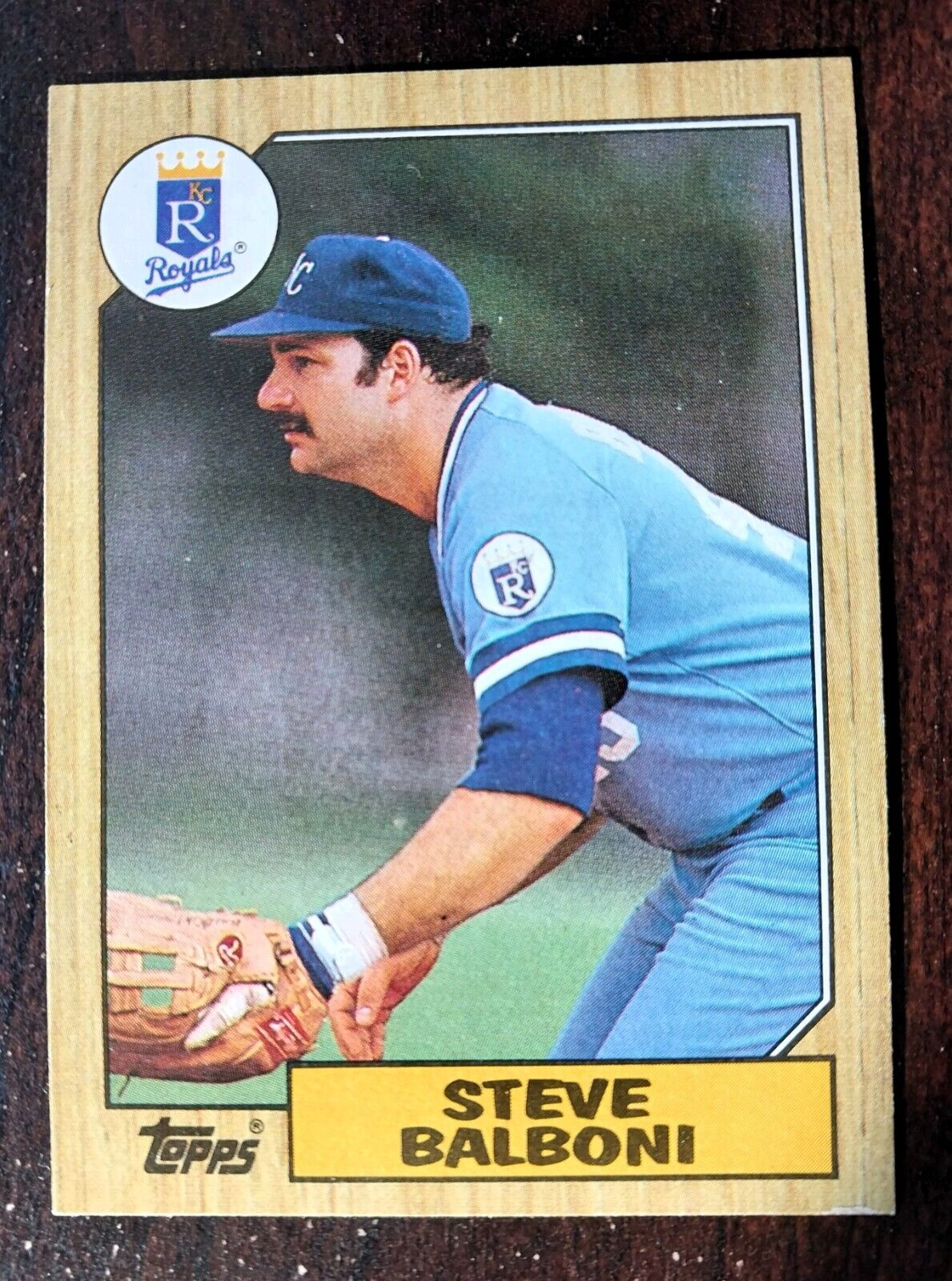 1987 Topps   #240   Steve Balboni     First Base   Kansas City Royals  