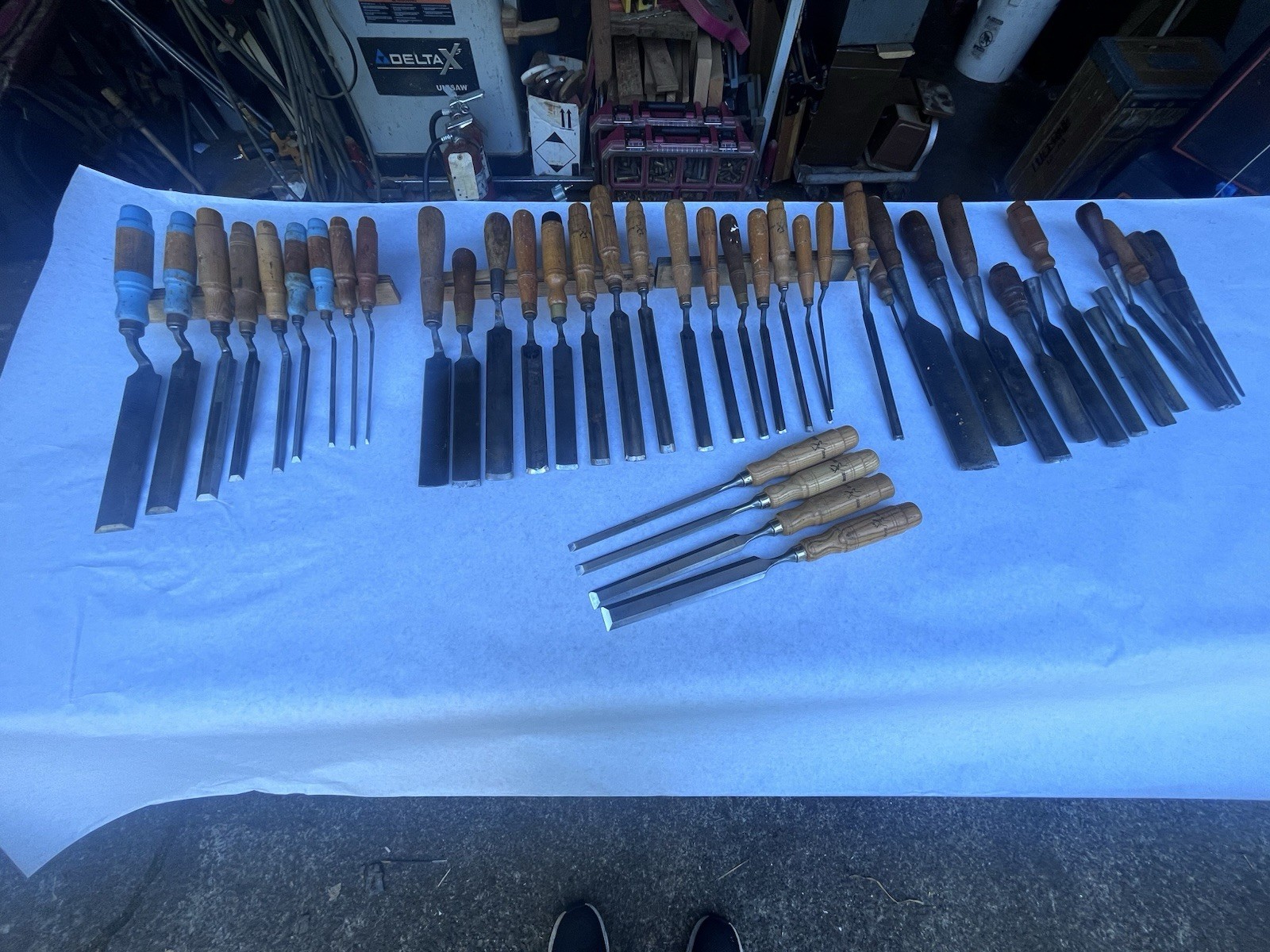 Huge Group Of 41 Pictured Buck Brothers Patternmaker Chisels Gouges Etc . Plus 4 Huge Group Of 41 Pictured Buck Brothers Patternmaker Chisels Gouges Etc . Plus 4