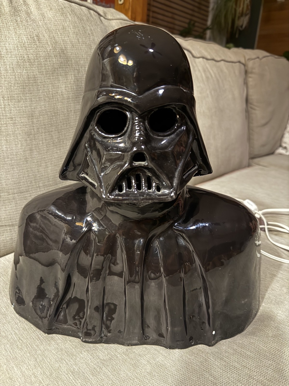 Vintage Ceramic Darth Vader Lamp - Star Wars Light 70\'s/ 80s . RARE Vintage Ceramic Darth Vader Lamp - Star Wars Light 70\'s/ 80s . RARE