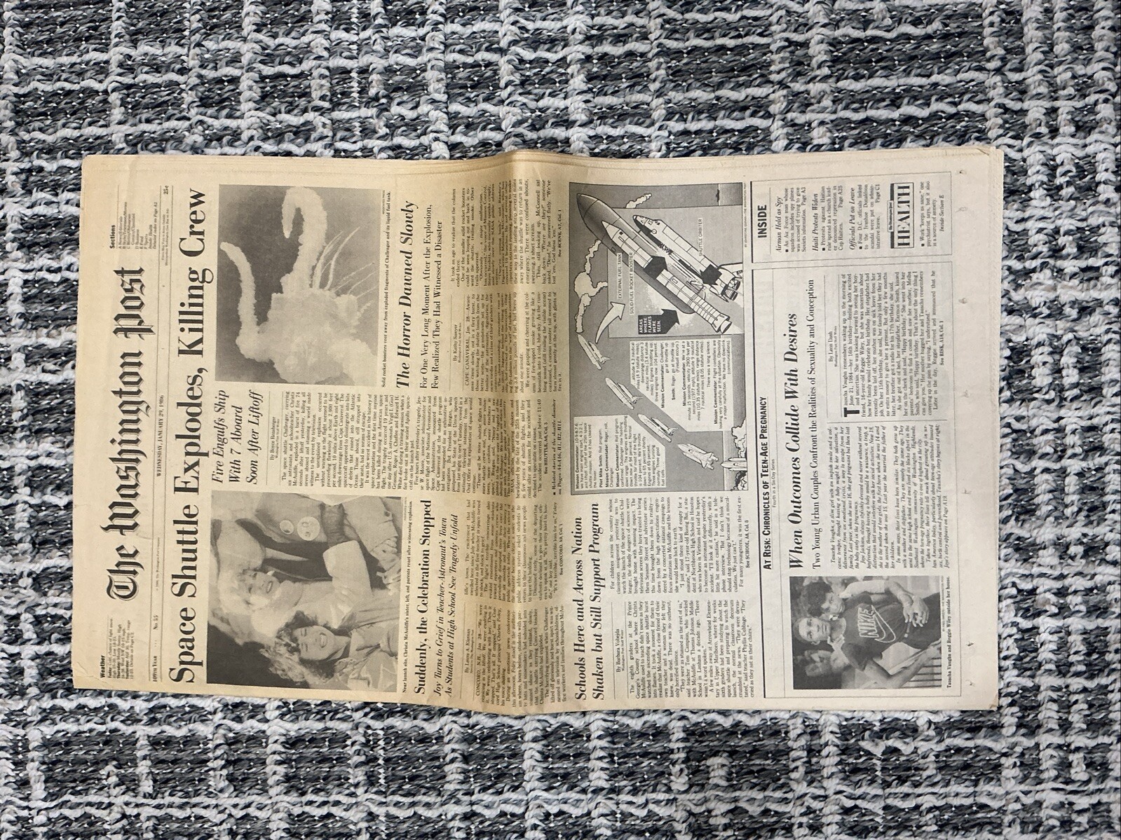 The Washington Post Space Shuttle Explodes, Killing Crew 1986 Complete The Washington Post Space Shuttle Explodes, Killing Crew 1986 Complete
