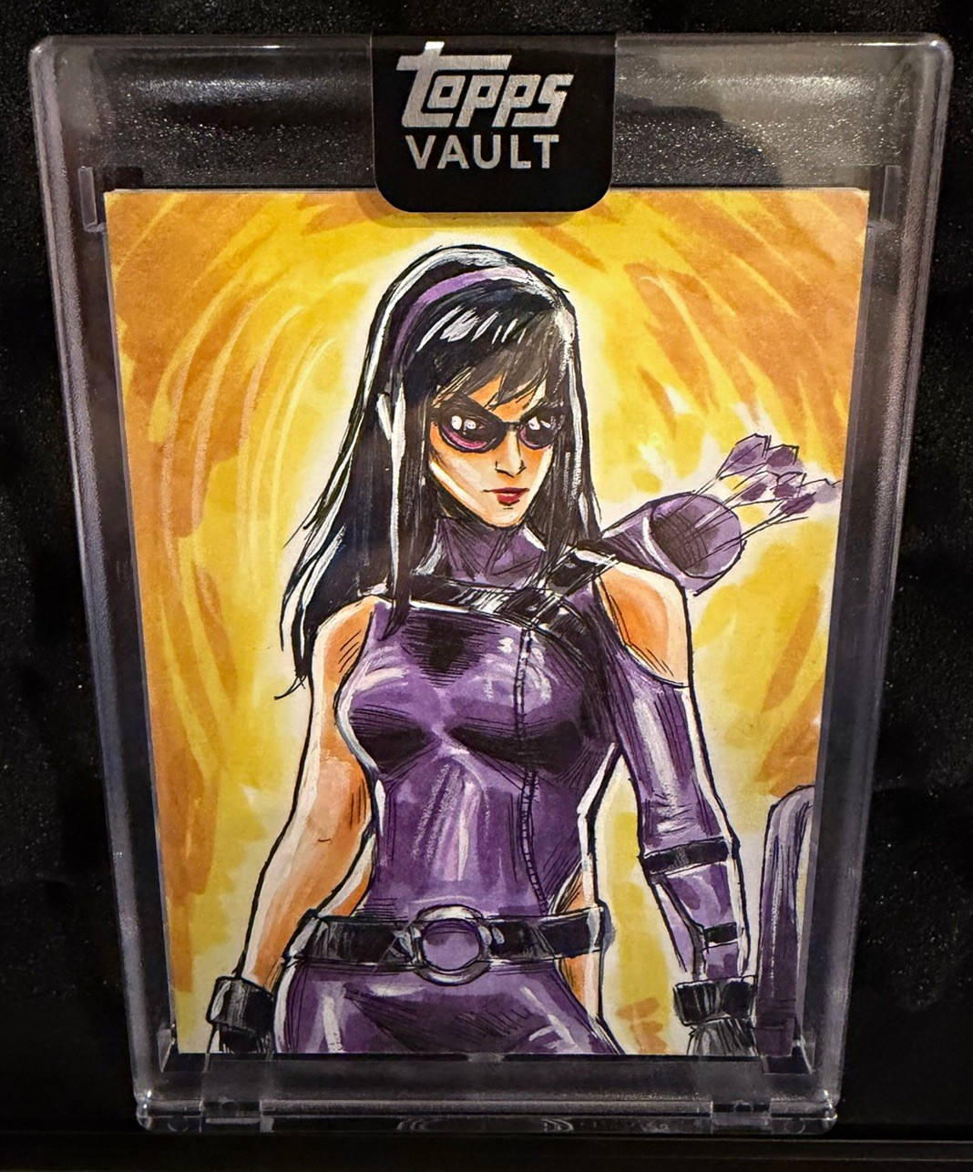 2026 Topps Vault Marvel Kate Bishop FEDZZ Sketch 1/1 Original Art Hawkeye 2026 Topps Vault Marvel Kate Bishop FEDZZ Sketch 1/1 Original Art Hawkeye