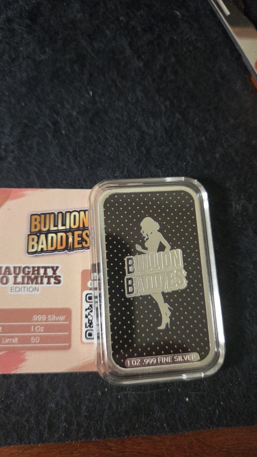 1 oz .999 Fine Silver Bar - Custom Artist Themed Collectible Art Bar Mintage 50 1 oz .999 Fine Silver Bar - Custom Artist Themed Collectible Art Bar Mintage 50