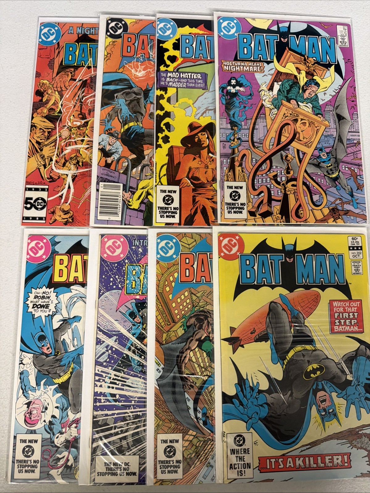 Batman #352 361 363 375 377 378 379 383 DC Comics Bronze Age Lot VG/Fine *U6