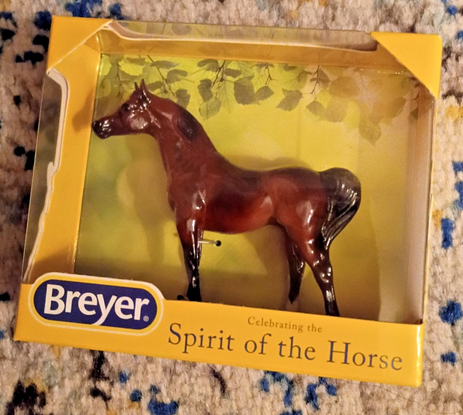 BREYER STABLEMATE CLUB SULTAN ARABIAN GLOSSY STALLION 2020 DAPPLE  BAY COAT NEW