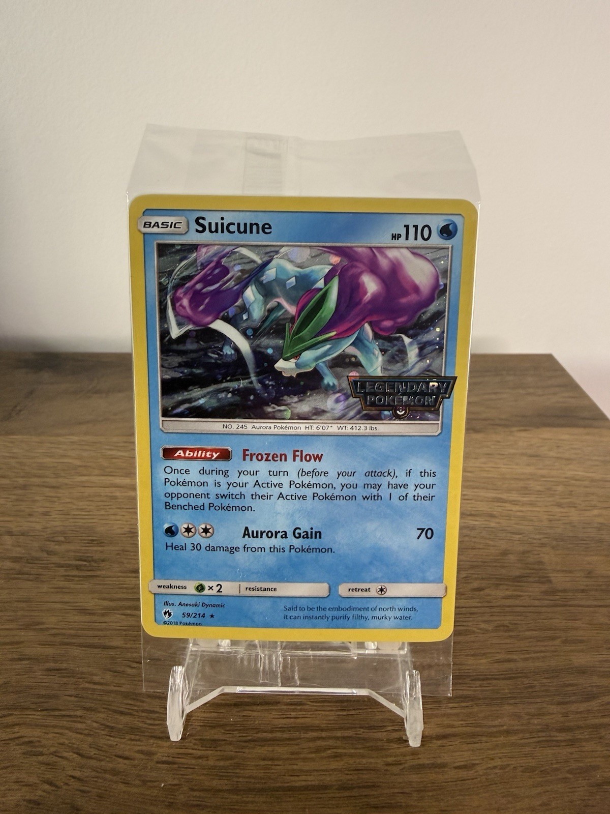 Pokémon TCG Suicune Legendary Pokemon Stamp Promo 59/214 Sealed Mint Condition Pokémon TCG Suicune Legendary Pokemon Stamp Promo 59/214 Sealed Mint Condition