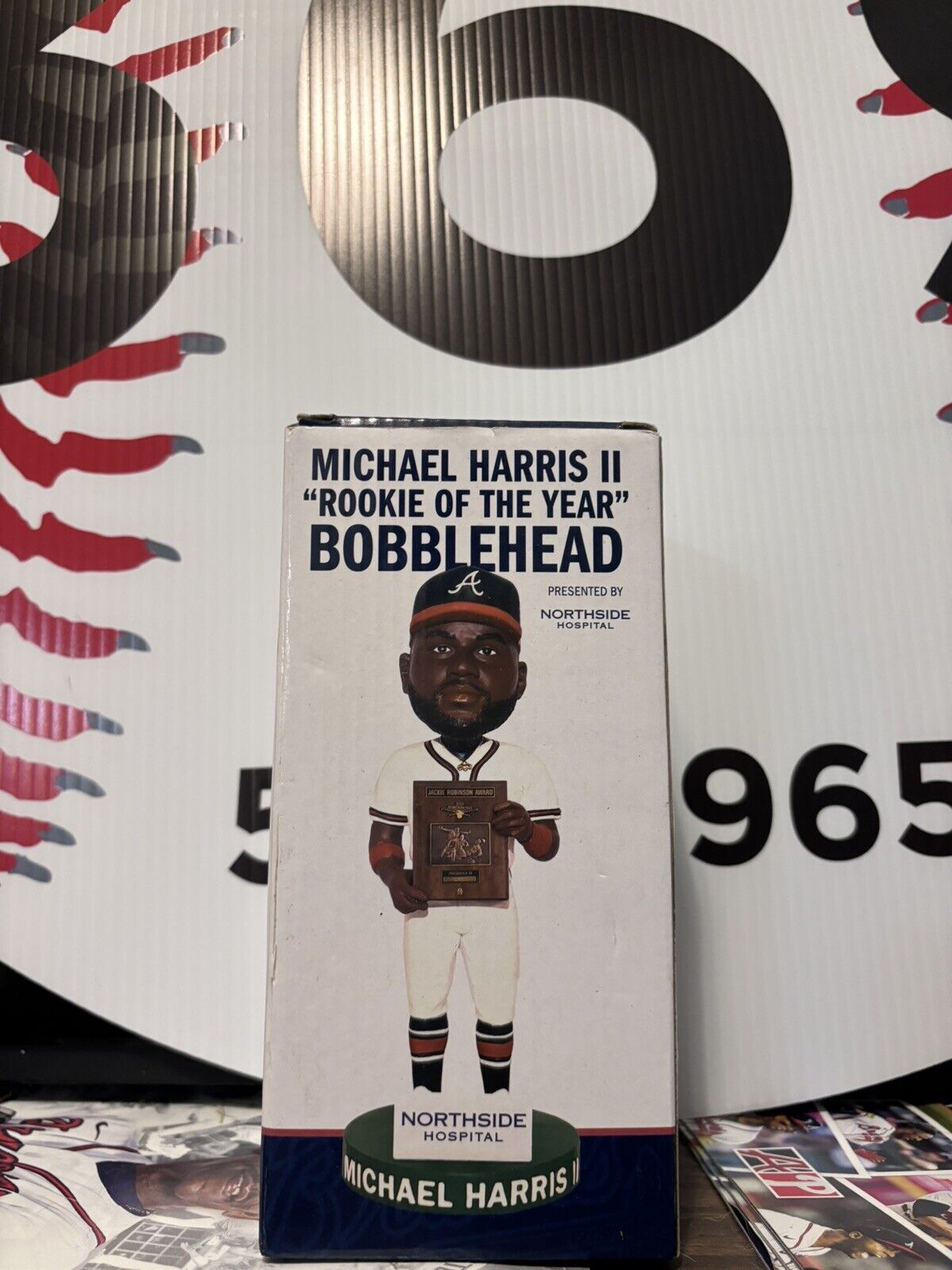 Michael Harris II “Rookie of the Year” Bobblehead Atlanta Braves SGA