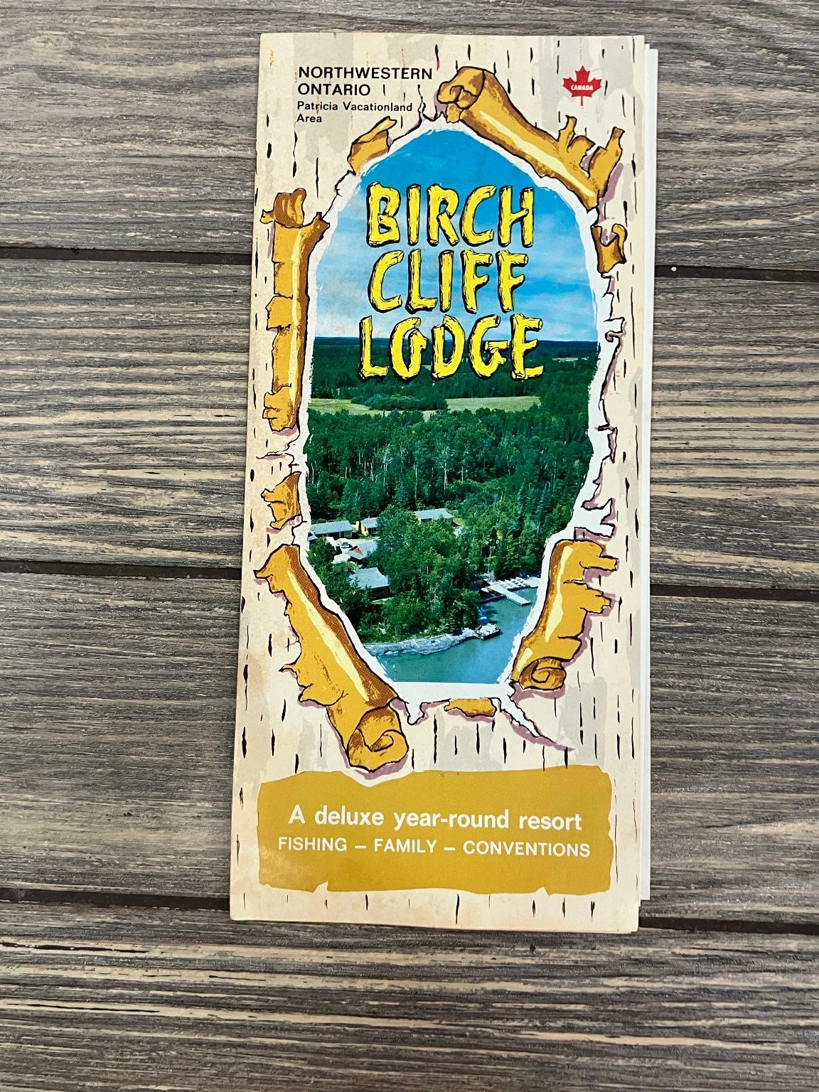Vintage Birch Cliff Lodge Dryden Ontario Brochure Canada Travel Fishing Resort Vintage Birch Cliff Lodge Dryden Ontario Brochure Canada Travel Fishing Resort
