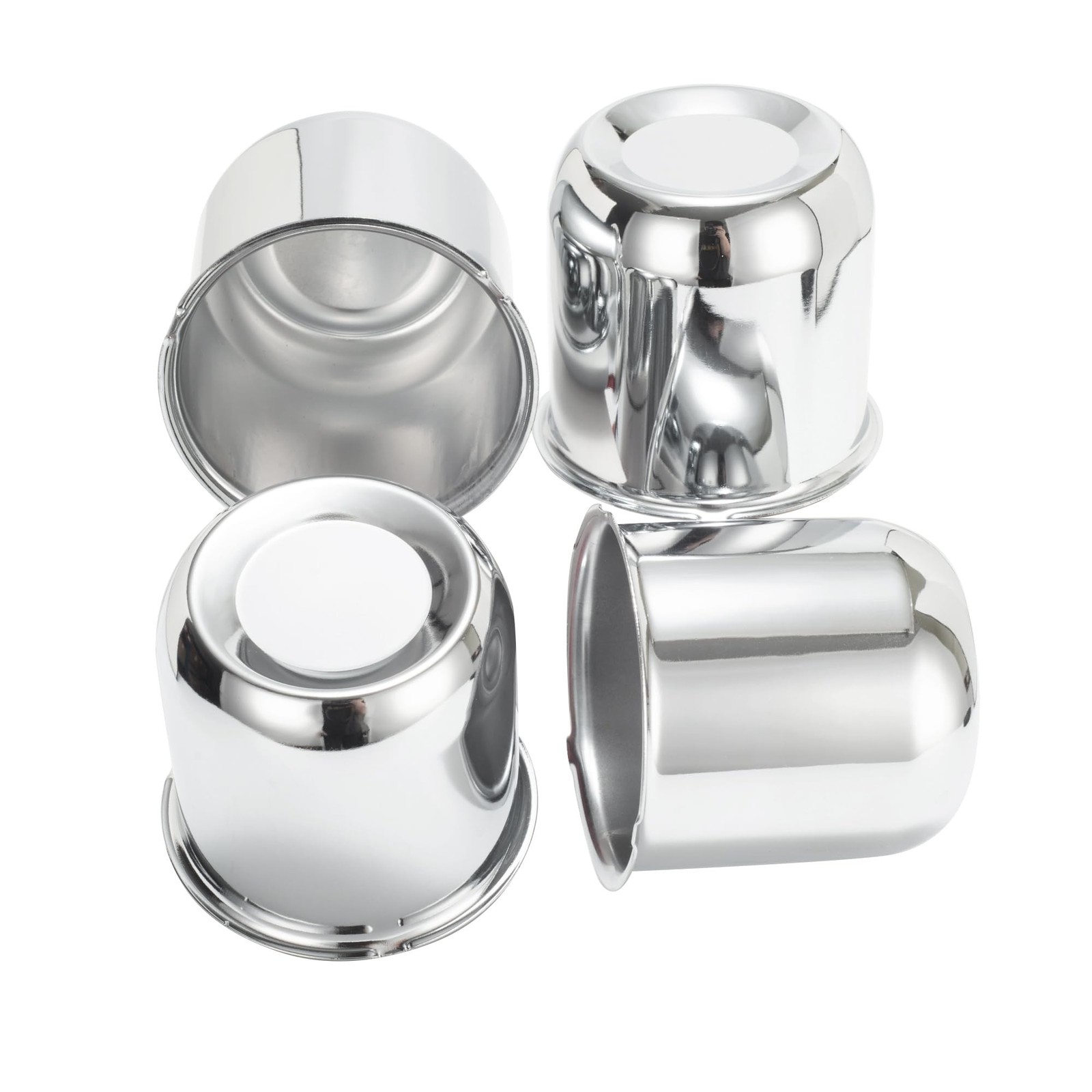 4Pcs 3.19 in Wheel Center Caps Chrome Push Through Design - Fit 3.19\ 4Pcs 3.19 in Wheel Center Caps Chrome Push Through Design - Fit 3.19\