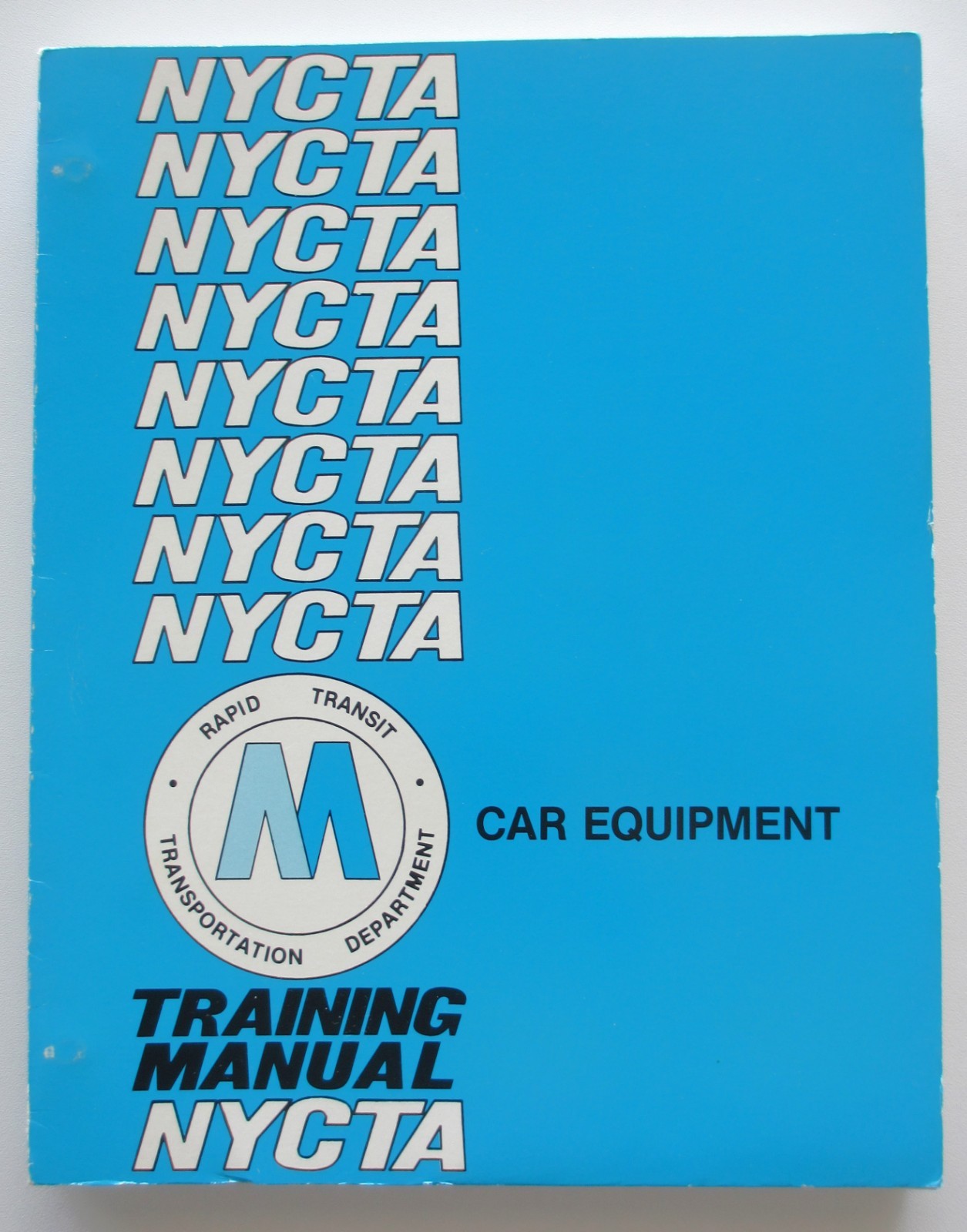 Vintage 1981 New York Subway Manual Train Car Equipment R-10 through R-46 NYC