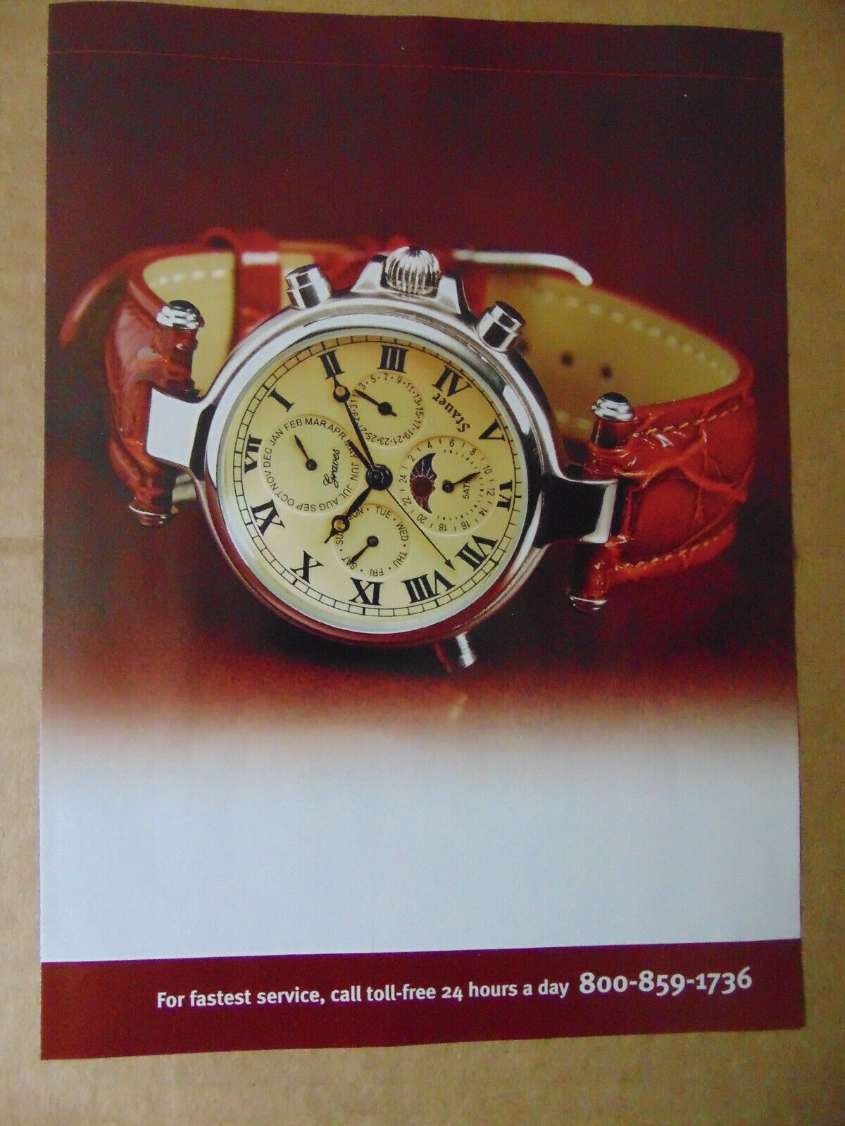 2006 Stauer Watch print ad