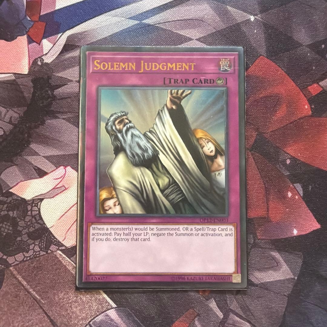 Solemn Judgment OP12-EN003 Relief Yu-Gi-Oh English