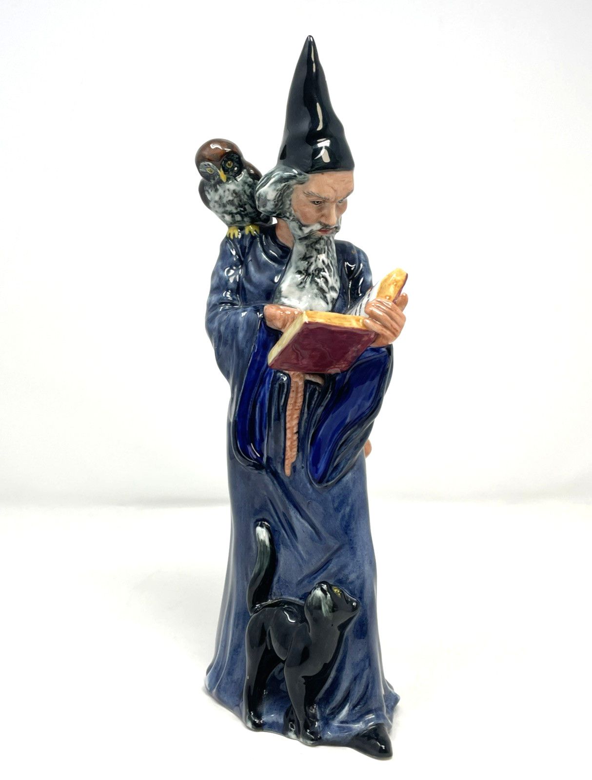 Royal Doulton The Wizard Figurine Handmade Signed A. Maslankowski HN2877 England Royal Doulton The Wizard Figurine Handmade Signed A. Maslankowski HN2877 England