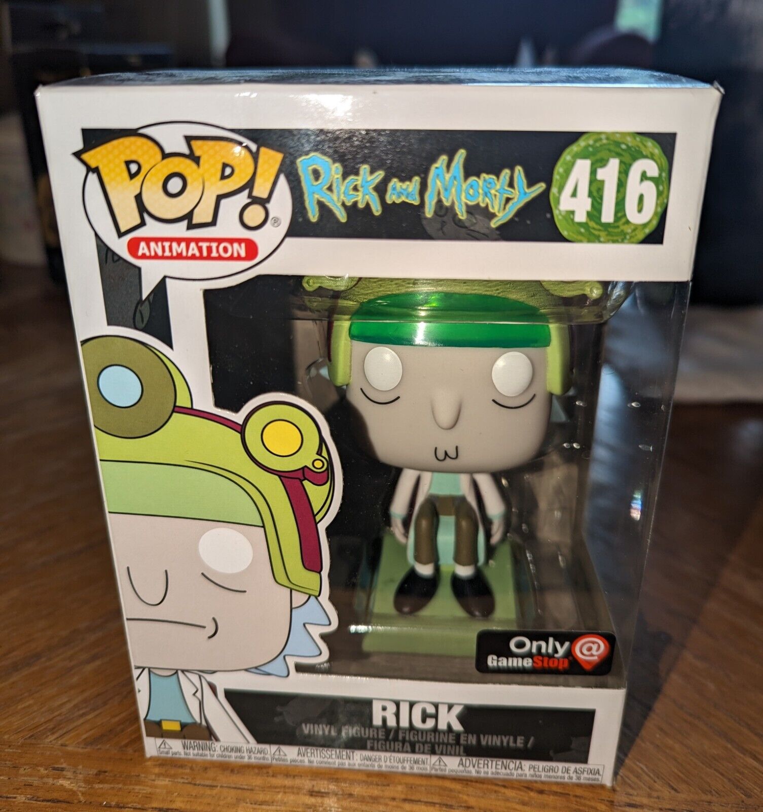 Funko POP Rick and Morty RICK #416 Gamestop EXCLUSIVE Vinyl Figure 