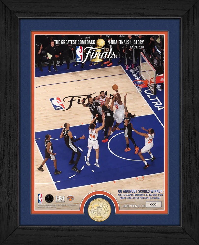 OG Anunoby The Greatest Comeback NBA Finals 2026 Game 4 Bronze Coin Photo Mint F OG Anunoby The Greatest Comeback NBA Finals 2026 Game 4 Bronze Coin Photo Mint F