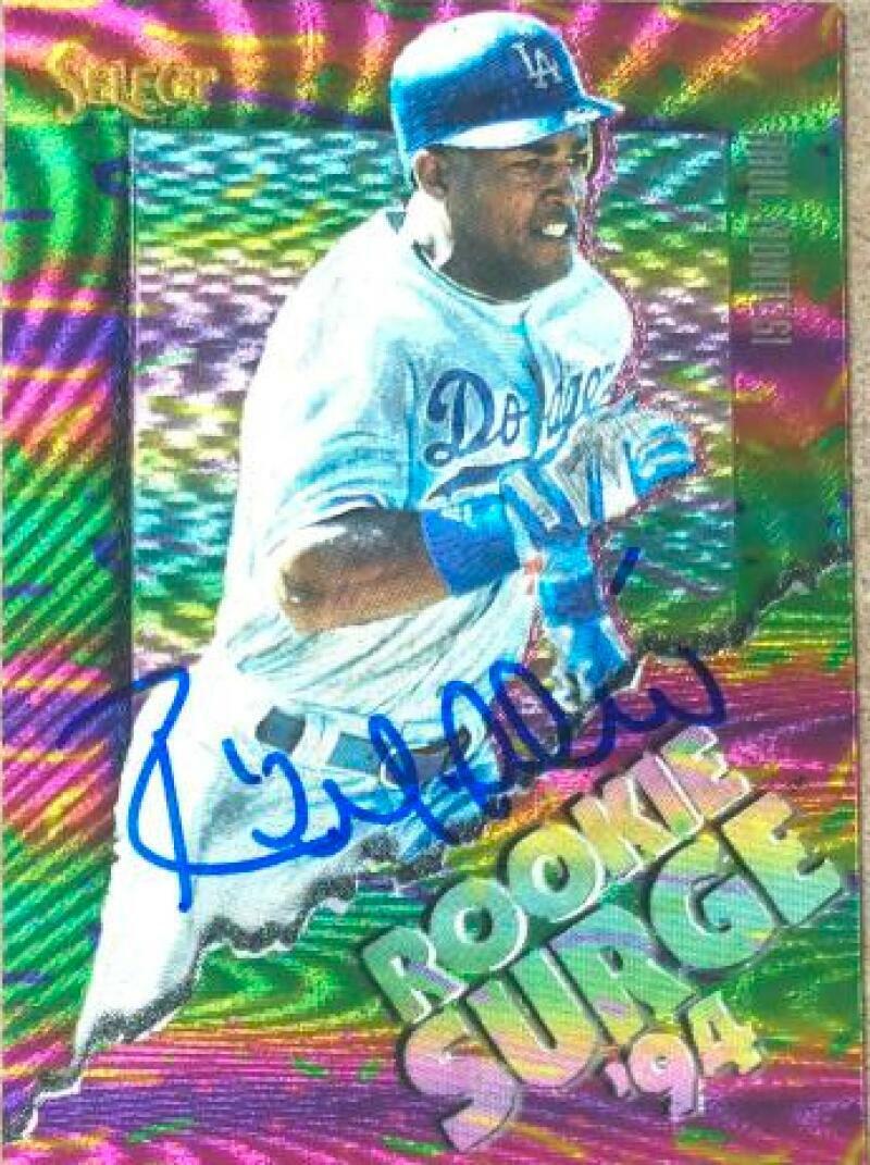 Raul Mondesi Autographed 1994 Score Select Rookie Surge #RS17