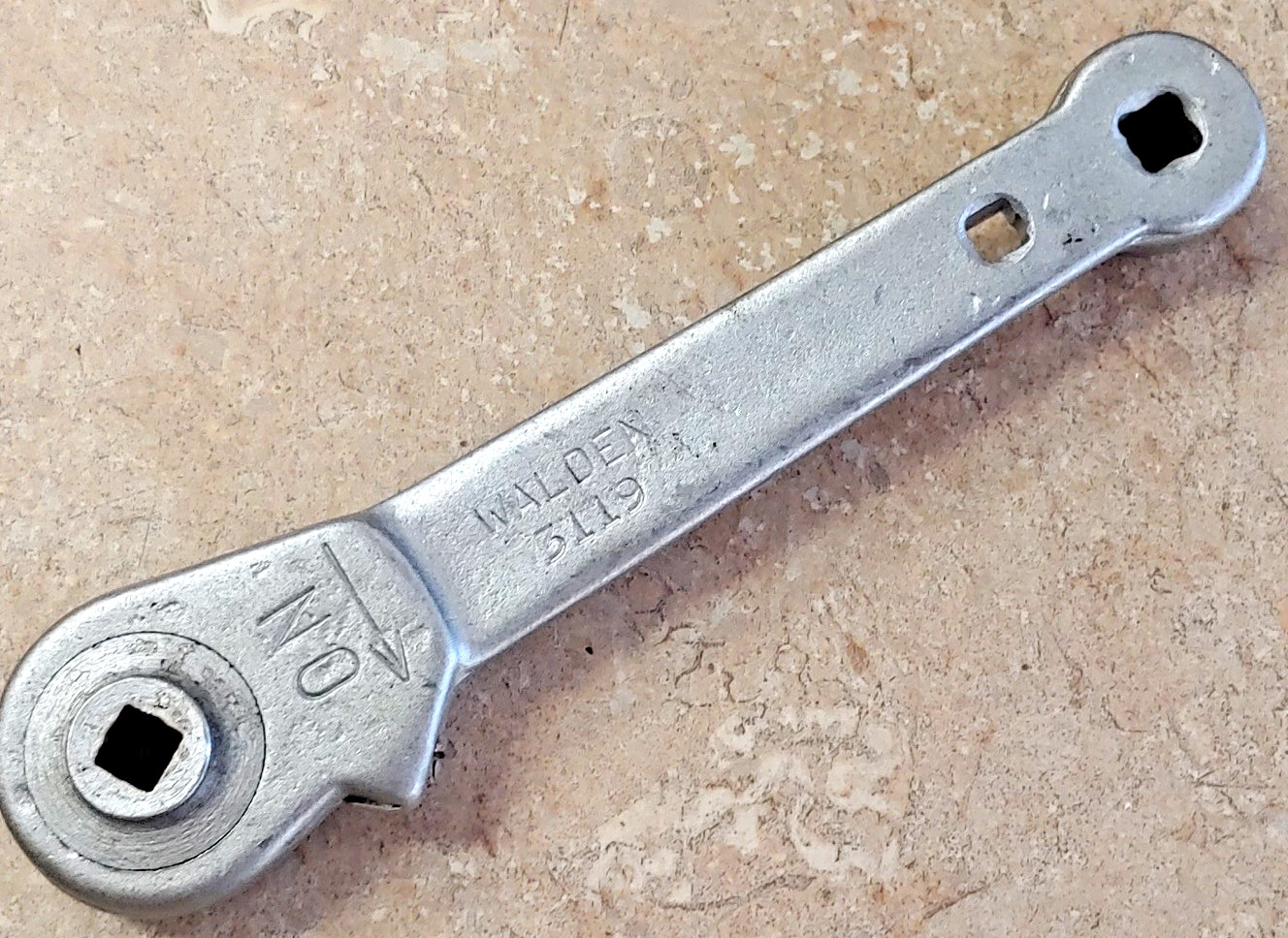 Vintage Walden 3119 Ratcheting Refrigeration HVAC Wrench 1/4\ Vintage Walden 3119 Ratcheting Refrigeration HVAC Wrench 1/4\