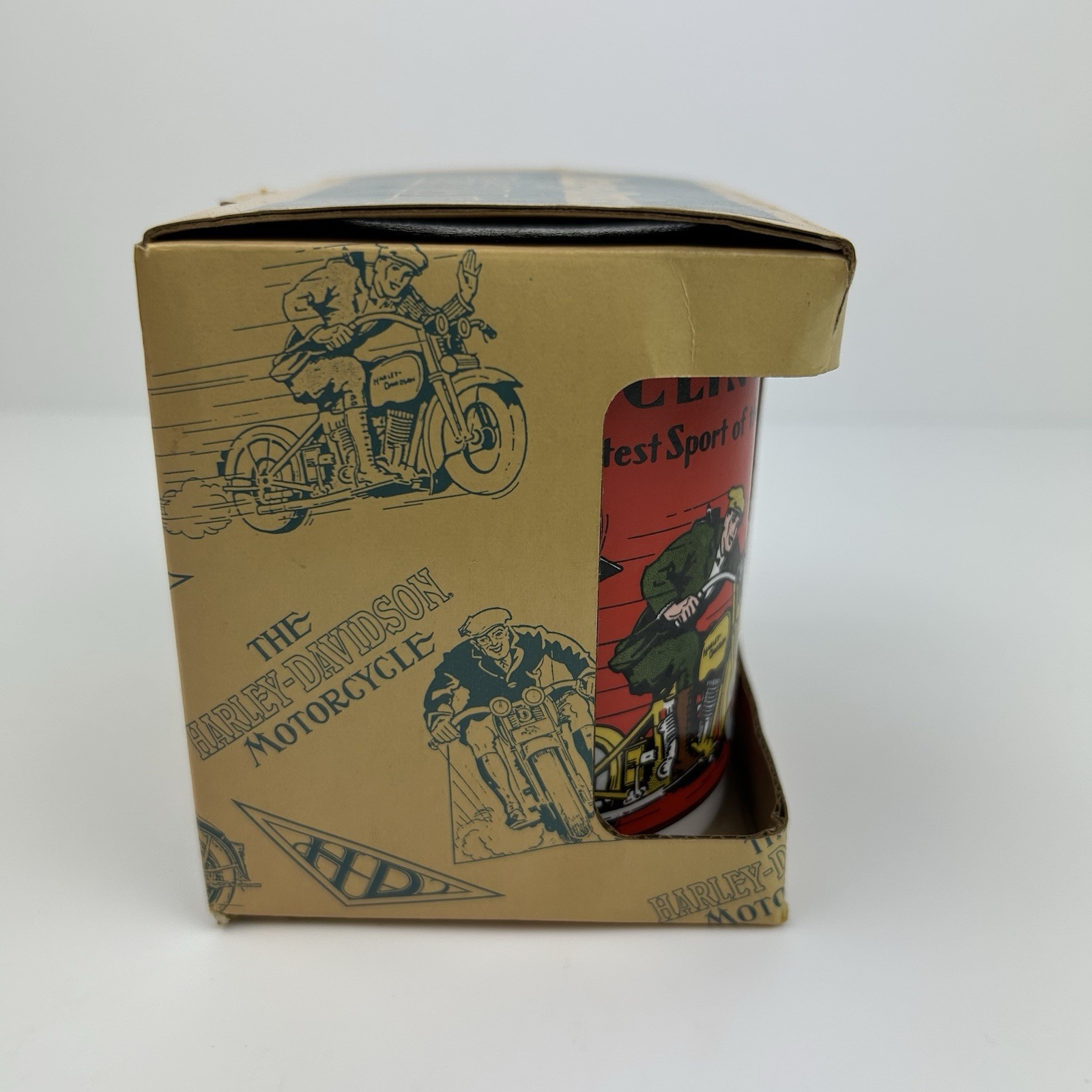 Vintage 1993 Harley Davidson Mug Straighten Up Fly Right Motorcycle Boxed NIB Vintage 1993 Harley Davidson Mug Straighten Up Fly Right Motorcycle Boxed NIB