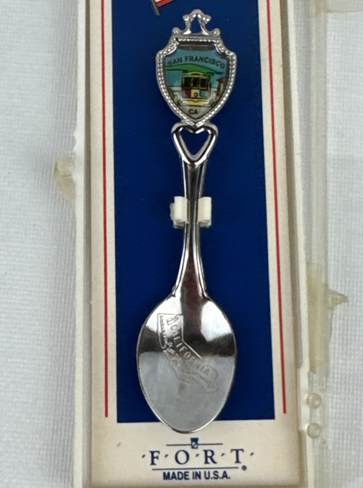 VTG Fort Collector\'s Spoon San Francisco Souvenir 3.6\