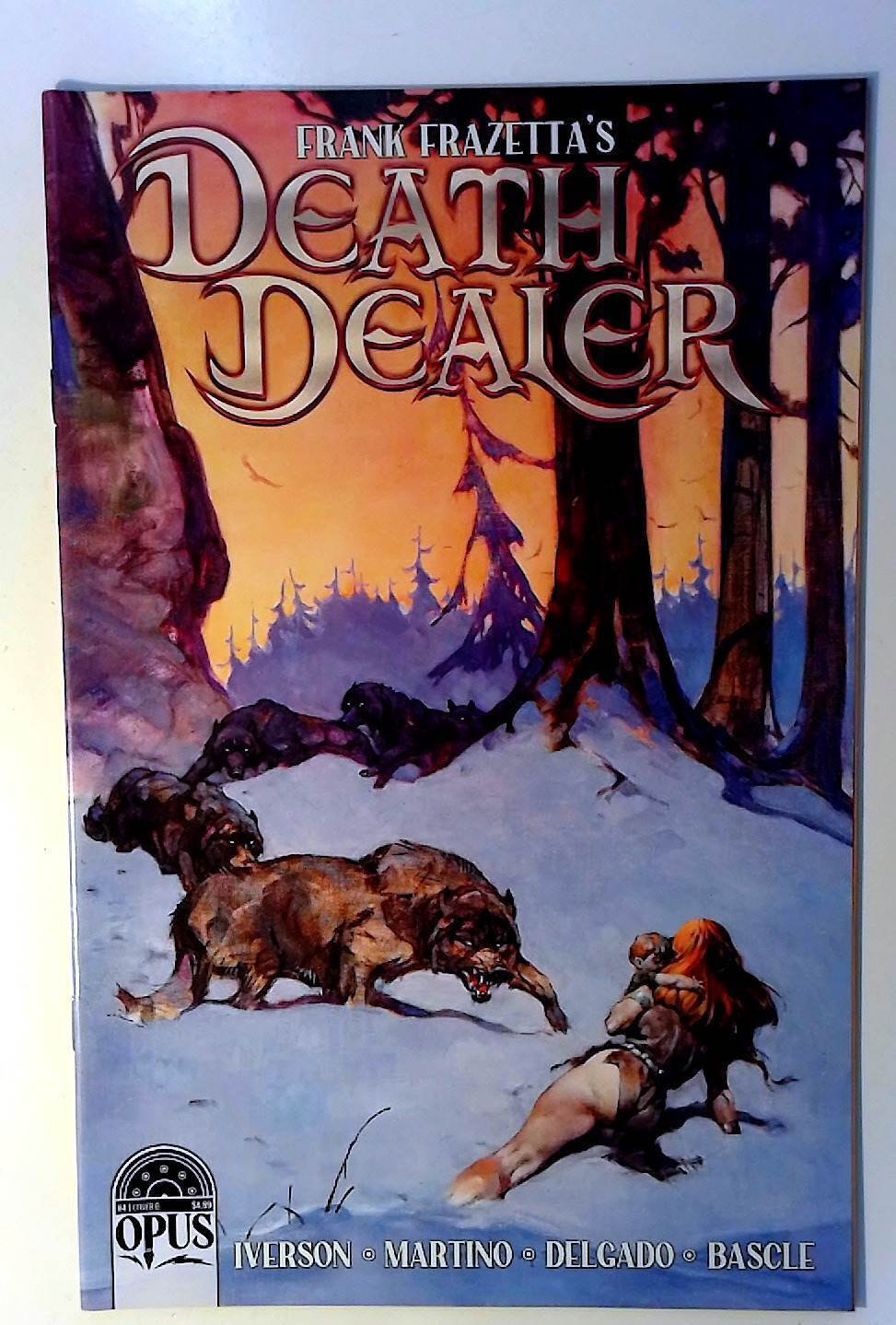 Frank Frazetta's Death Dealer #4b Opus (2022) Variant 1st Print Comic Book