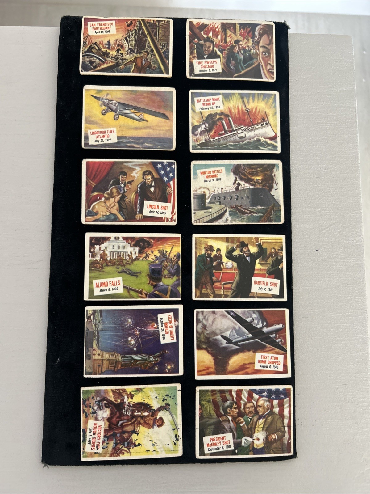 Lot (110)-1954 TOPPS SCOOPS CARDS NO DUPLICATES FAIR cond. View detailed images Lot (110)-1954 TOPPS SCOOPS CARDS NO DUPLICATES FAIR cond. View detailed images