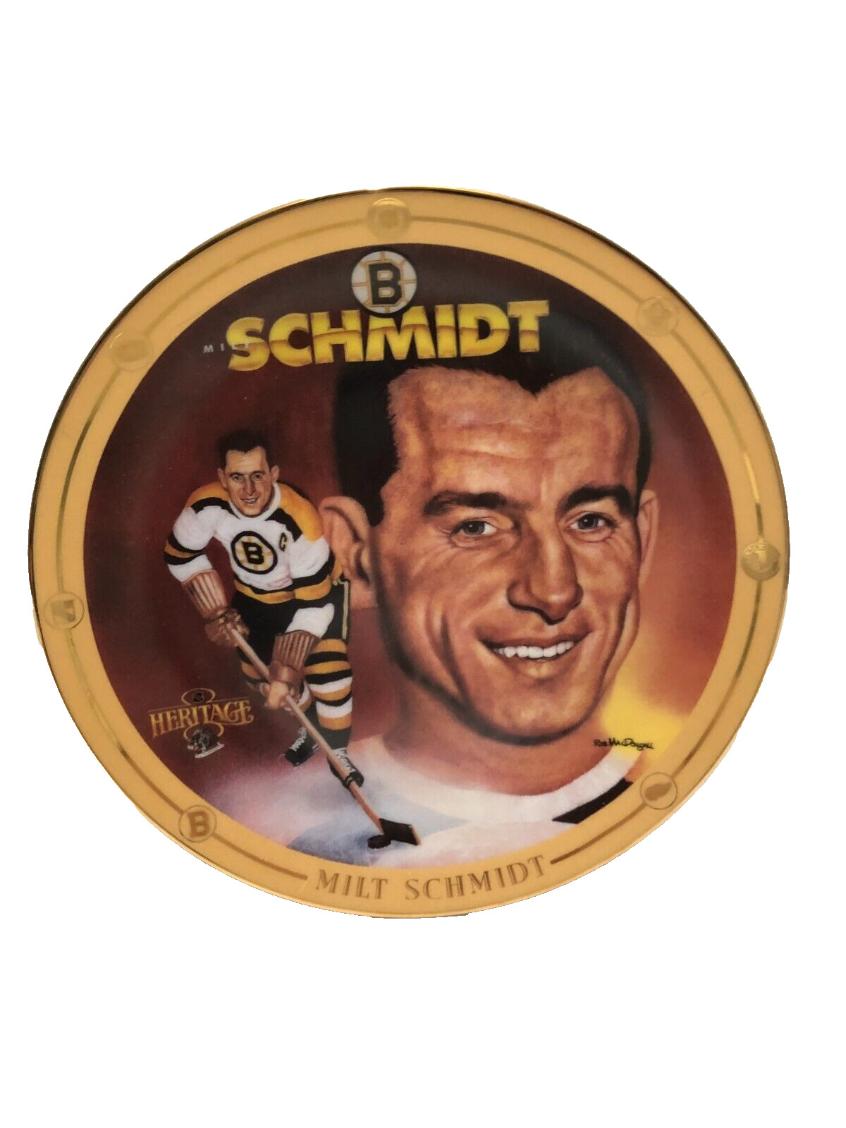 Milt Schmidt - Vintage Legends of Hockey\'s Golden Era - Bradford Exchange