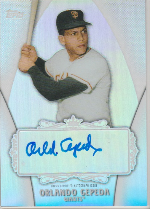 Orlando Cepeda 2013 Topps Cooperstown Collection autograph auto card
