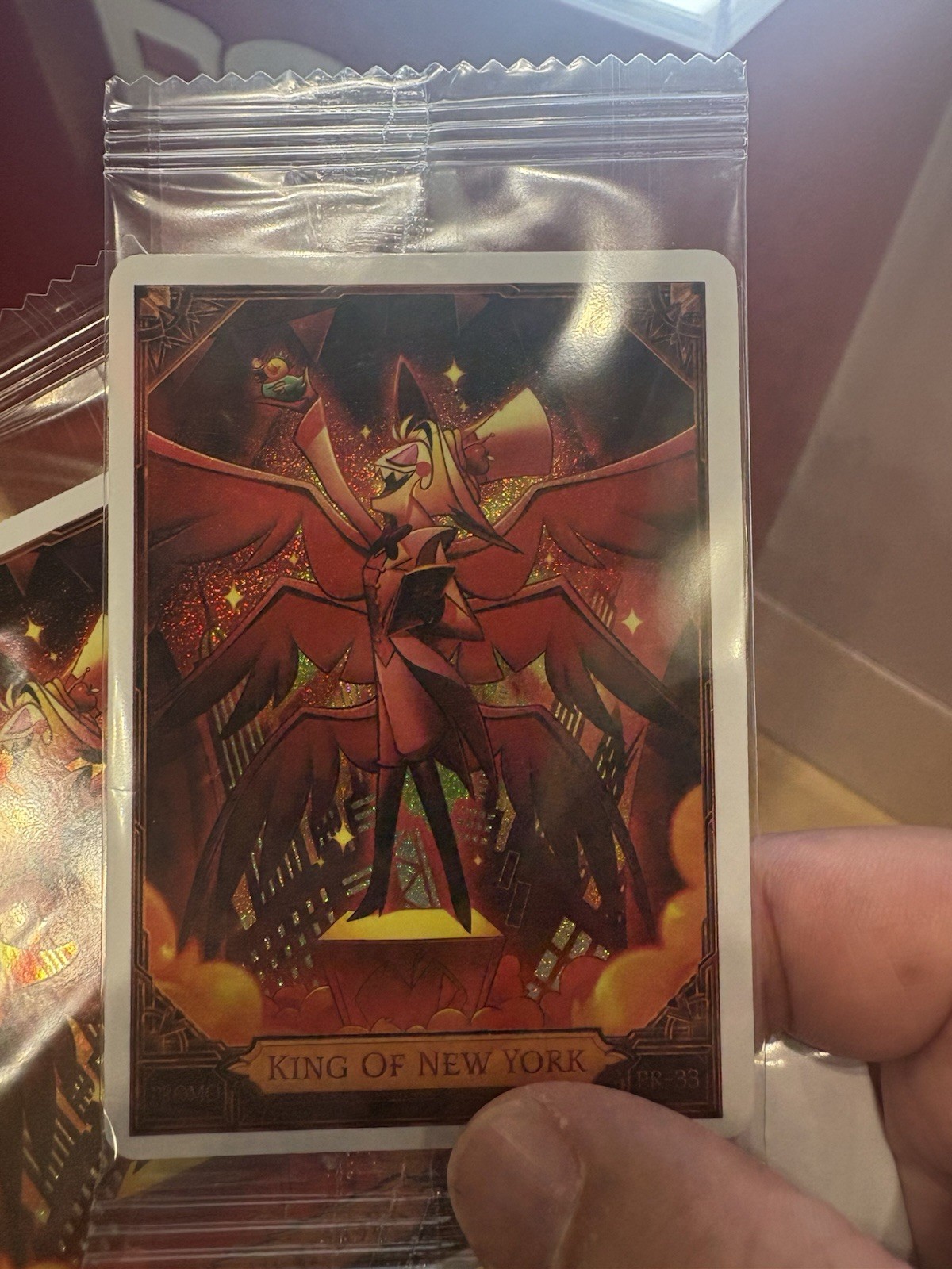 Hazbin Hotel Lucifer King of New York Comic Con Promo Card NYCC 2026 In hand