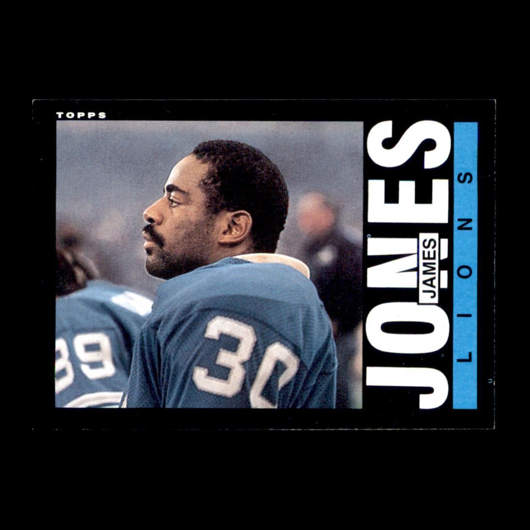 James Jones 1985 Topps Detroit Lions #61 Great Vintage Set Break