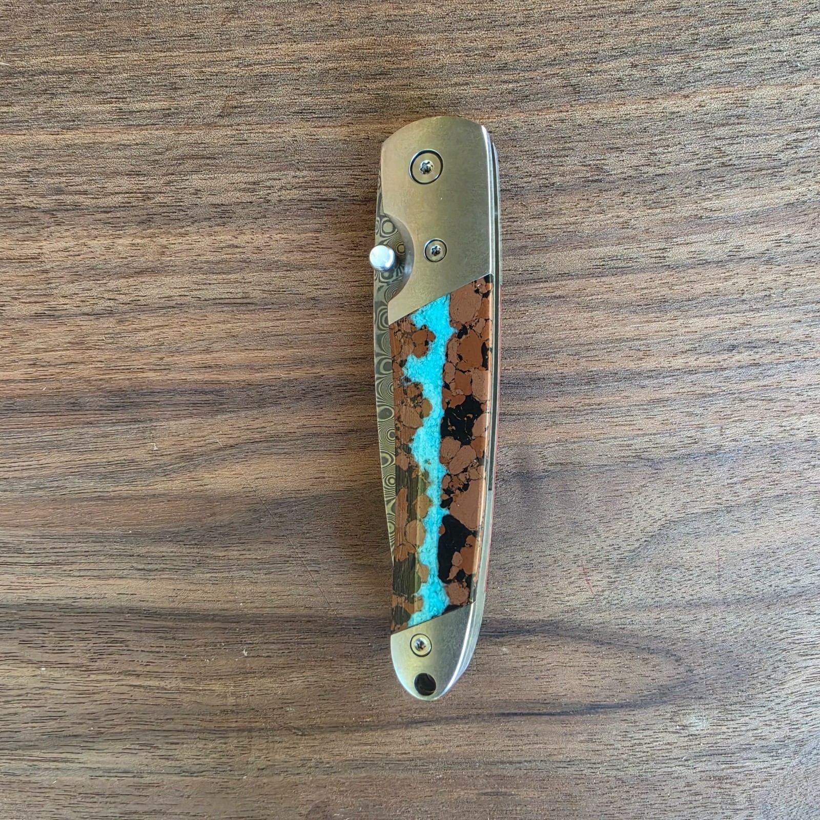 Vein Turquoise Damascus 4 Vein Turquoise Damascus 4