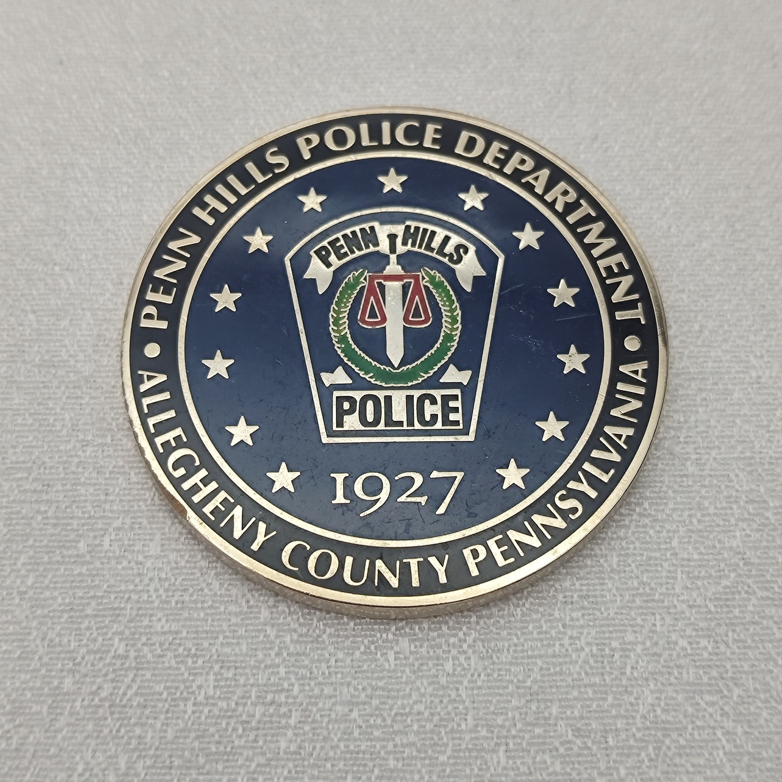 Penn Hills Police Department Allegheny County Pennsylvania Challenge Coin