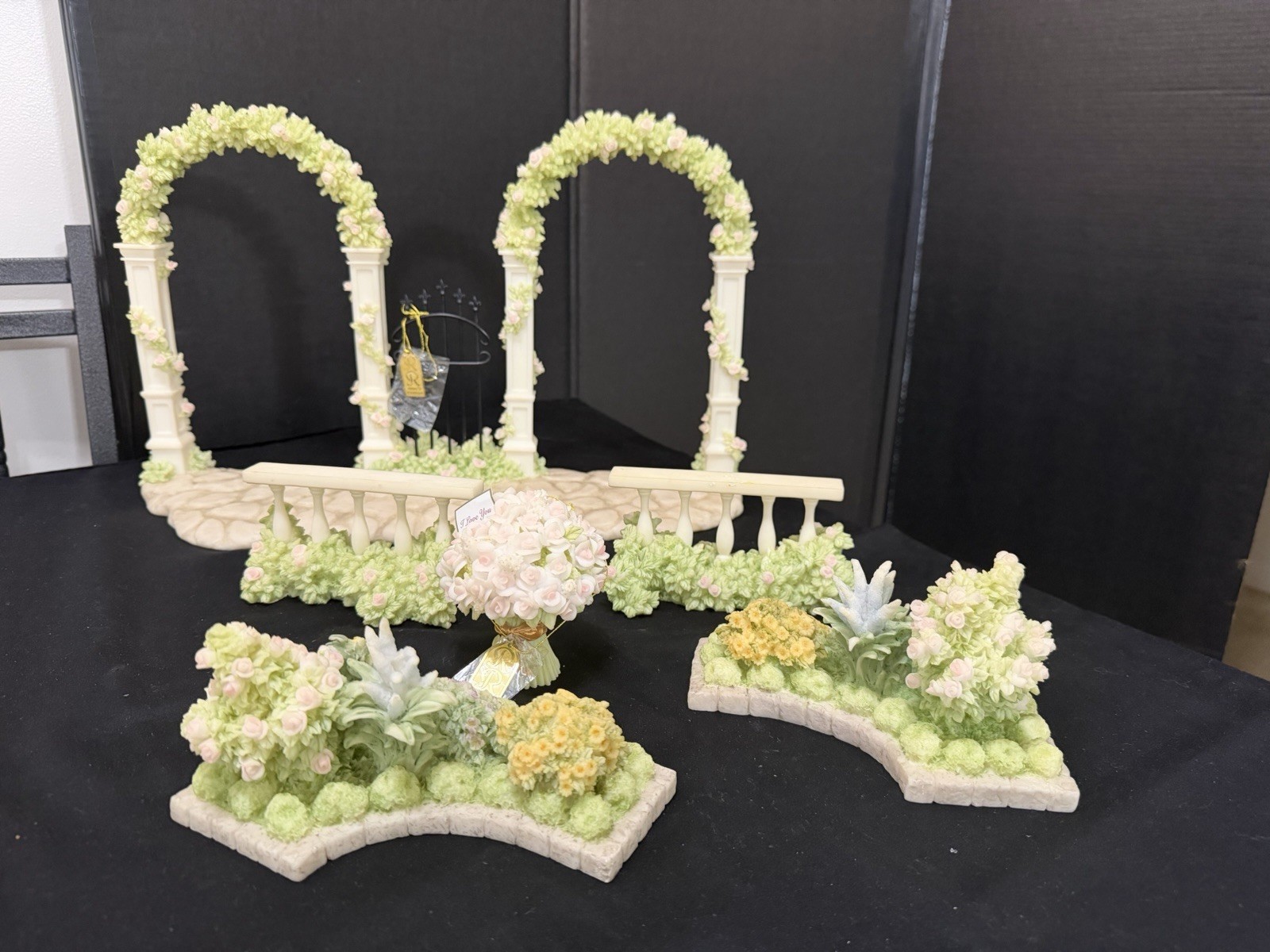 Vintage Seraphim Classics Garden Gate 6 Piece Roman Inc 81829 | Heaven on Earth