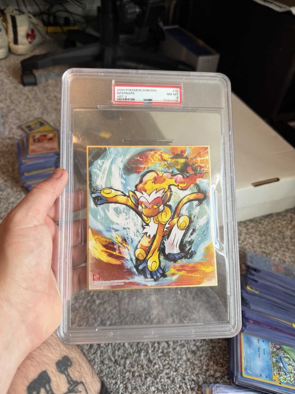 Pokémon 2020 Shikishi Infernape ART 4 PSA 8 Pokémon 2020 Shikishi Infernape ART 4 PSA 8