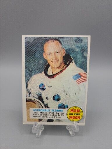 1969 Topps Man on the Moon Astronaut Buzz Aldrin #52 Trading Card