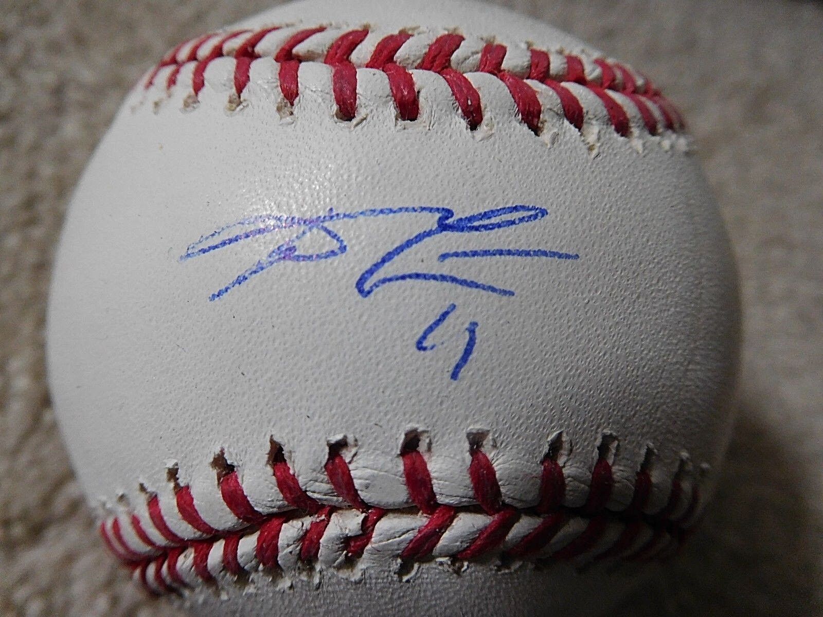 Austin Jackson Auto Autographed Signed OMLB Baseball Ball Detroit Tigers Mets 