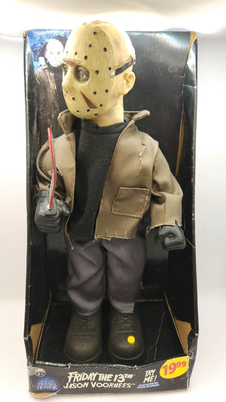 Rare Jason Voorhees Friday The 13th Gemmy Corp. Sound Effect Toy New with Box