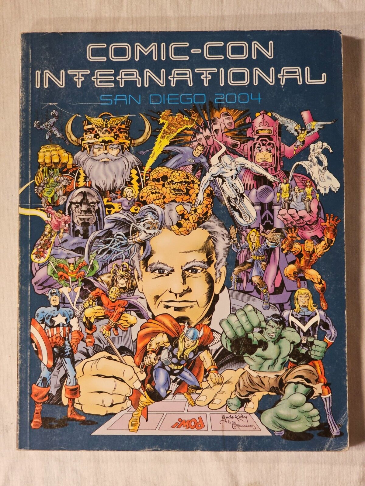 SDCC2004 San Diego Comic Con International 2004 Jack Kirby Art Cover Book SDCC