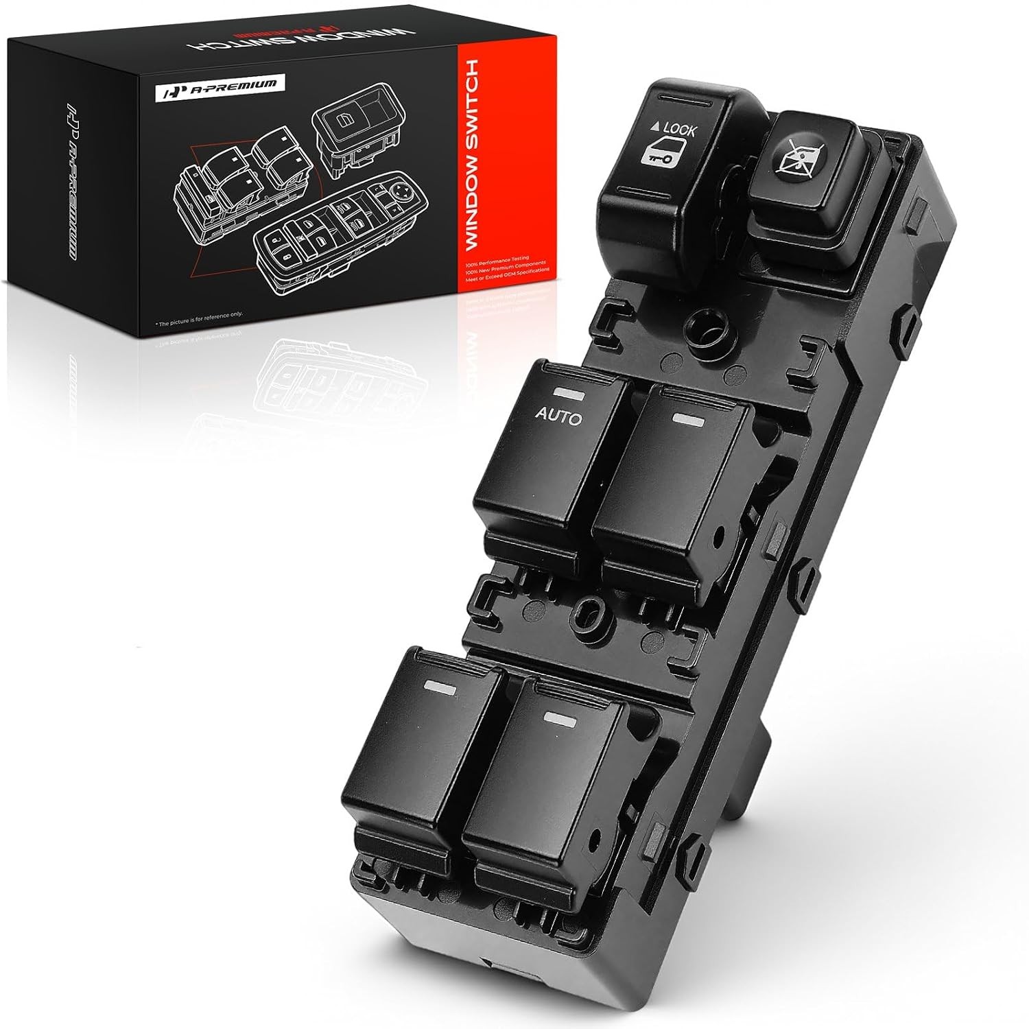 Front Left Driver Side Power Window Switch Assembly Compatible Front Left Driver Side Power Window Switch Assembly Compatible